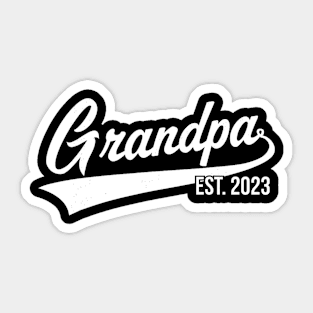 1St Ime Grandpa ES 2023 New First Grandpa 2023 Sticker